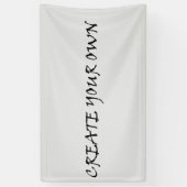 Banderoles Créez les vôtres (Vertical)