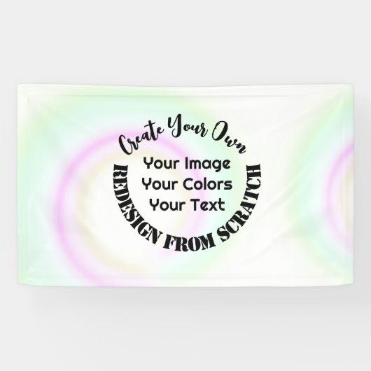 Banderoles Créez vos propres éléments personnalisés (Horizontal)