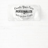 Banderoles Créez Votre Propre (Insitu)