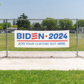 Banderoles Créez votre propre Biden 2024 (En situation)