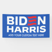 Banderoles Créez votre propre Biden Harris 2024 (Horizontal)