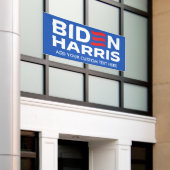 Banderoles Créez votre propre Biden Harris 2024 (Bâtiment extérieur)