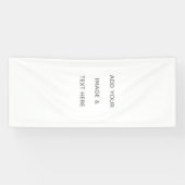 Banderoles Créez votre propre blanc (Horizontal)