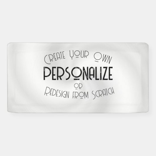 Banderoles Créez Votre Propre Design Personnalisé (Horizontal)