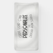 Banderoles Créez Votre Propre Design Personnalisé (Verticale)