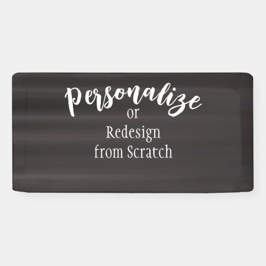 Banderoles Créez Votre Propre Design Personnalisé (Horizontal)