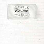 Banderoles Créez Votre Propre Design Sur Mesure (Insitu)