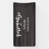 Banderoles Créez Votre Propre Design Sur Mesure (Verticale)