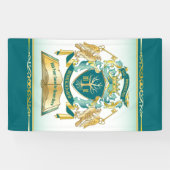 Banderoles Créez votre propre livre d'arbre d'emblème de clé (Horizontal)