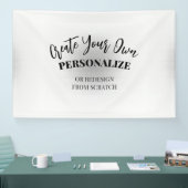 Banderoles Créez Votre Propre Modèle (Salon professionnel)