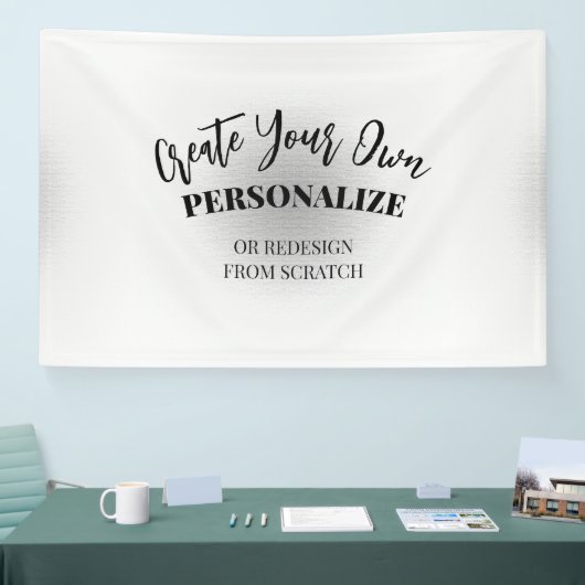 Banderoles Créez Votre Propre Modèle (Salon professionnel)