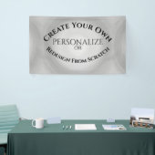 Banderoles Créez Votre Propre Modèle (Salon professionnel)