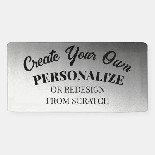 Banderoles Créez Votre Propre Modèle Sur Mesure (Horizontal)