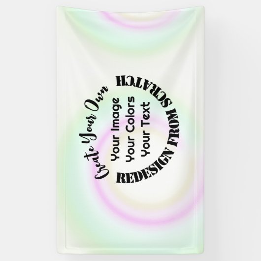 Banderoles Créez votre propre personnalisation (Vertical)