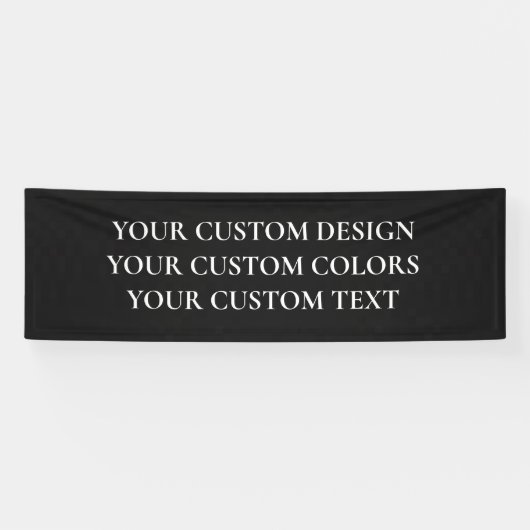 Banderoles Créez votre propre personnalisation (Horizontal)