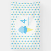 Banderoles Crème de glace Enfants d'été Anniversaire (Vertical)