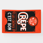 Banderoles Crepes françaises (Horizontal)