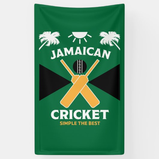 Banderoles Cricket jamaïcain (Vertical)