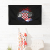 Banderoles Croatia flag (En situation)