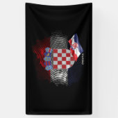 Banderoles Croatia flag (Vertical)