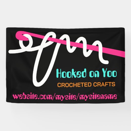 Banderoles Crochet crochet fil point stitch exposition (Horizontal)