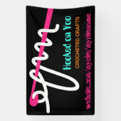 Banderoles Crochet crochet fil point stitch exposition (Verticale)