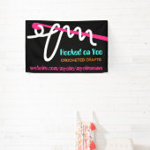 Banderoles Crochet crochet fil point stitch exposition (Insitu)