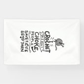 Banderoles Crocheter Crochet laine (Horizontal)