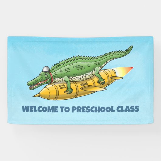 Banderoles Crocodile Fusée (Horizontal)