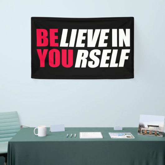 Banderoles Crois en toi (Salon professionnel)