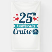 Banderoles Croisière du 25e anniversaire (Vertical)