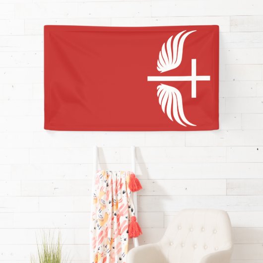 Banderoles Croix chrétienne (En situation)