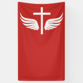 Banderoles Croix chrétienne (Vertical)