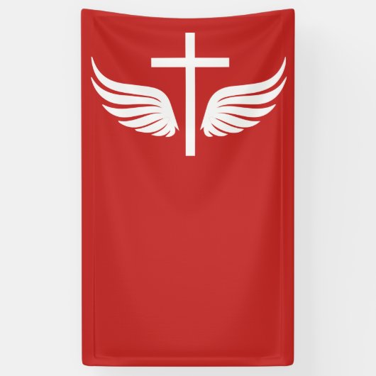 Banderoles Croix chrétienne (Vertical)