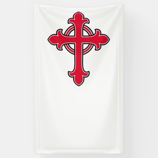 Banderoles Croix chrétienne (Vertical)