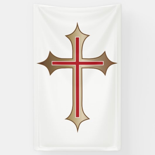 Banderoles Croix chrétienne (Vertical)