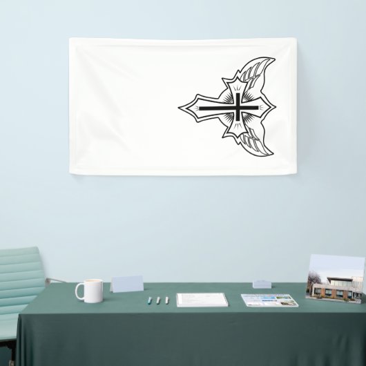 Banderoles Croix chrétienne (Salon professionnel)
