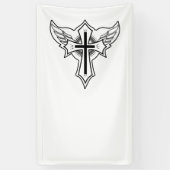 Banderoles Croix chrétienne (Vertical)
