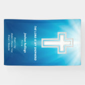 Banderoles Croix religieuse | Christian (Horizontal)