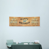 Banderoles Cru toute conception d'anniversaire d'âge (Salon professionnel)