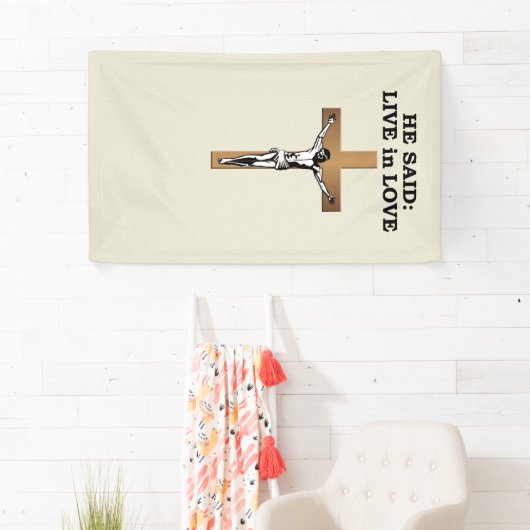 Banderoles Crucifix (En situation)