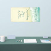 Banderoles Cruise Tropical Beach Mariage Félicitations (Salon professionnel)