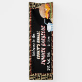 Banderoles Cuisine BBQ d'été (Vertical)