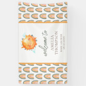 Banderoles Cuisine Ray Of Sunshine Rainbow Baby shower D'Accu (Vertical)