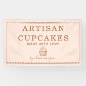 Banderoles Cupcake Bakery Baking Utensils Business Banner (Horizontal)