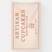 Banderoles Cupcake Bakery Baking Utensils Business Banner (Vertical)