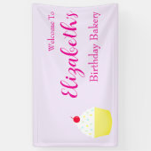 Banderoles Cupcake Baking Birthday (Vertical)