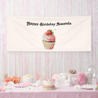 Cupcake fraise dessert dessert Anniversaire