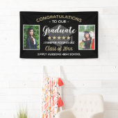 Banderoles Custom 2 Photo Félicitations aux diplômés (En situation)