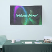 Banderoles Custom 3' x 5' Welcome Home Vinyl Banner - Personn (Salon professionnel)